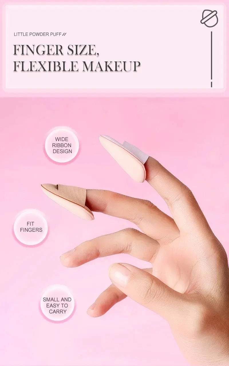 5/10 unidades de mini esponjas para base de maquillaje con cojín de aire, corrector facial, crema BB, aplicador cosmético, herramientas de maquillaje.