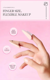 5/10 unidades de mini esponjas para base de maquillaje con cojín de aire, corrector facial, crema BB, aplicador cosmético, herramientas de maquillaje.