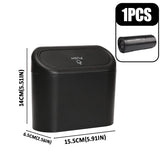 ABS square garbage bin, car mini garbage bin, suspended car dust storage box