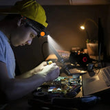 USB Rechargeable Portable Mini Powerful LED Headlamp XPE+COB Hunting Headlight Waterproof Head Torch with Tail Magnetic - Lootquake