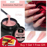 BORN PRETTY 60/30 ml Gel de extensión de uñas de gelatina dura Esmalte de uñas de gel Uñas francesas Nude Rosa Blanco Transparente Suministros de uñas Gel para extensión