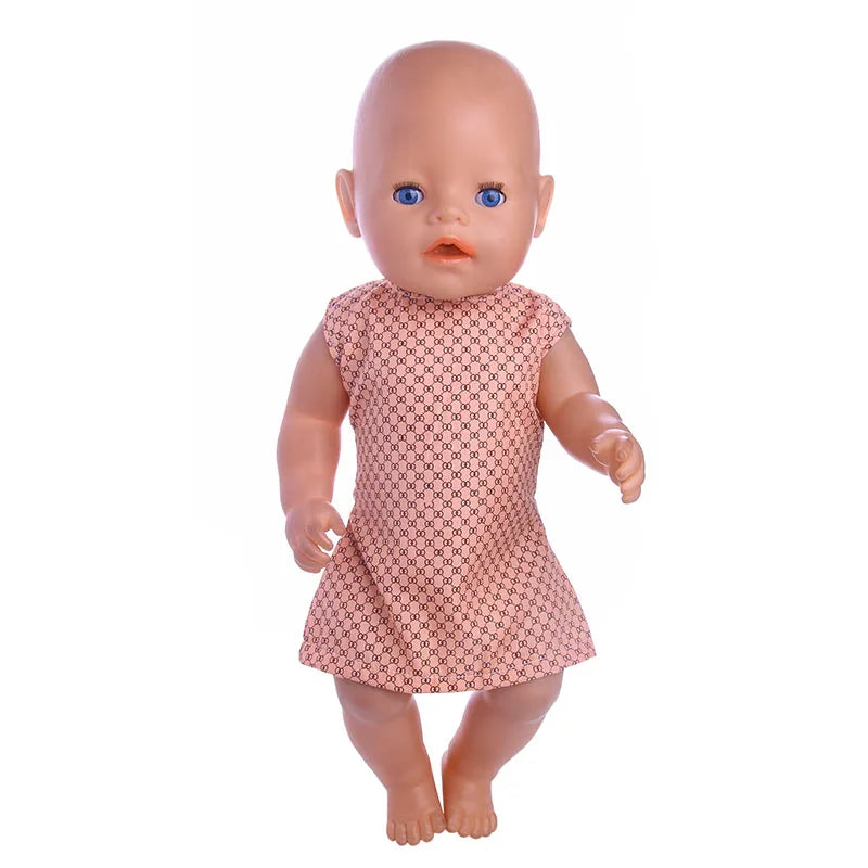 Doll Baby Clothes Kittys Kitten Cat Cartoon Dress Shoes Fit 18 Inch American&43cm Reborn New Born Baby Doll OG Girl`s Toy Doll - Lootquake