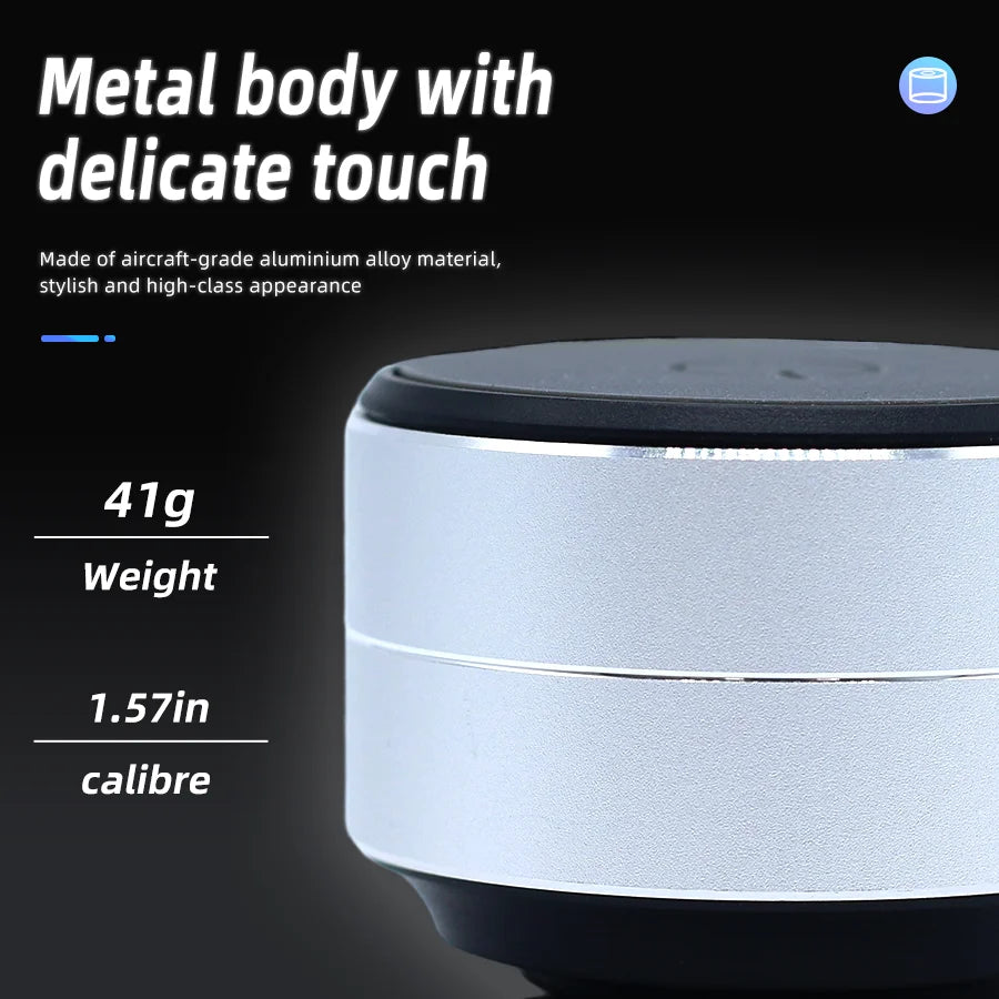 New Trend! TWS Bluetooth Bone Conduction Mini Speaker, Super Portable, Rich Bass Sound for Outdoor Exercise & Party