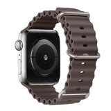 Silicone Strap For watch band 44mm 40mm 49mm 45mm 41mm 38mm accessorie correa bracelet iWatch Ultra 2 series 7 6 5 se 8 9 - Lootquake