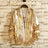 Mens Windbreaker Jackets Nightclub Stage Party Jackets Costume Streetwear Harajuku Hip Hop Reflective Jacket Gold Fashion Coats - Lootquake