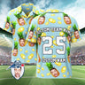 Custom Photo Face Name Hawaiian Shirt For Fans Personalized Diy Face Text Beach Shirt Gift For Fans Mens Designer Shirts - Lootquake