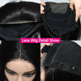 12 Inch Straight Bob Wig | Glueless | Brazilian Remy Hair | 4x4 Lace Closure | Pre-Cut | Ready to Wear | Natural Black