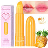 Fruit Color Changing lipstick Fruit Taste Moisturizing Lip Skin Without Drying out Temperature Changing lipstick