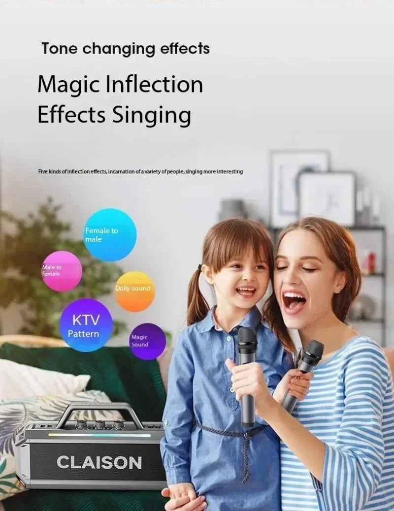 Enceinte Bluetooth sans fil haute puissance 300 W, portable, étanche IPX6, idéale pour les fêtes en extérieur.