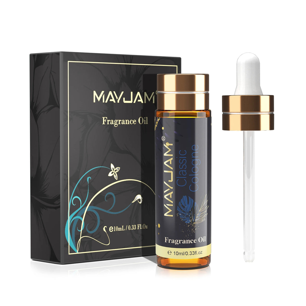 Aceites aromáticos MAYJAM con gotero: bambú, laurel, ron, bosque, pino, hierba recién cortada, lluvia, nuevos aceites aromáticos para humidificador y difusor.