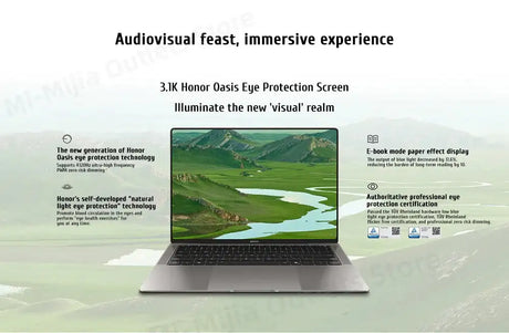 Honor MagicBook Art 14 Snapdragon Edition 1kg Ultra Thin Laptop X Elite 32G 1T 3.1K Eye Screen Notebook - Lootquake