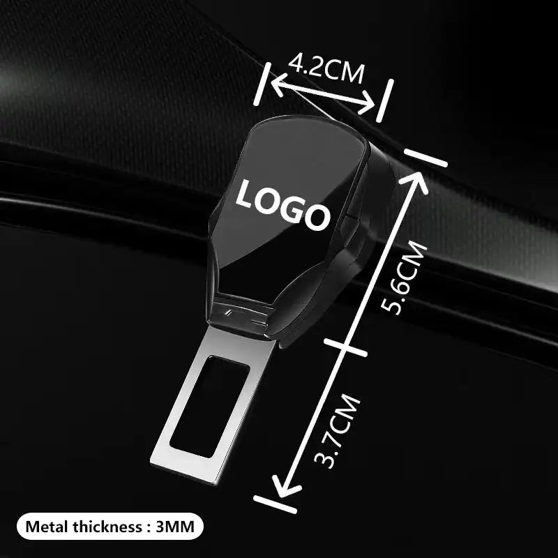 Car Seat Belt Clip Extender Customization Emblem Accessories For Jeep Wrangler JL JK Grand Compass Gladiator Cherokee Renegade - Lootquake