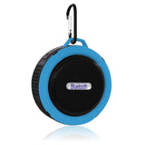 #C6 Altavoz Bluetooth con ventosa grande, estéreo, para deportes al aire libre, mini, compatible con TF, subwoofer, portátil, resistente al agua