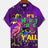2024 Men's Mardi Gras Shirt 3D Print Short Sleeve Casual Shirts Streetwear Loose Plus Size Mens Hawaiian Shirts Tops T-Shirt - Lootquake