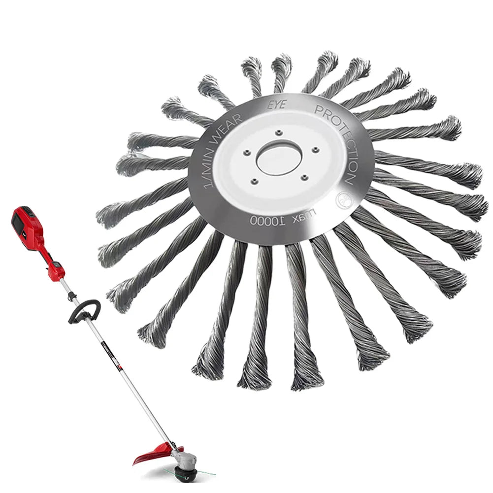 10/6/5/4 inch Steel Wire Trimming Head Lawn Mower Brush Cutter Accessories Garden Tool Universal Gasoline Brushhead Parts Tools