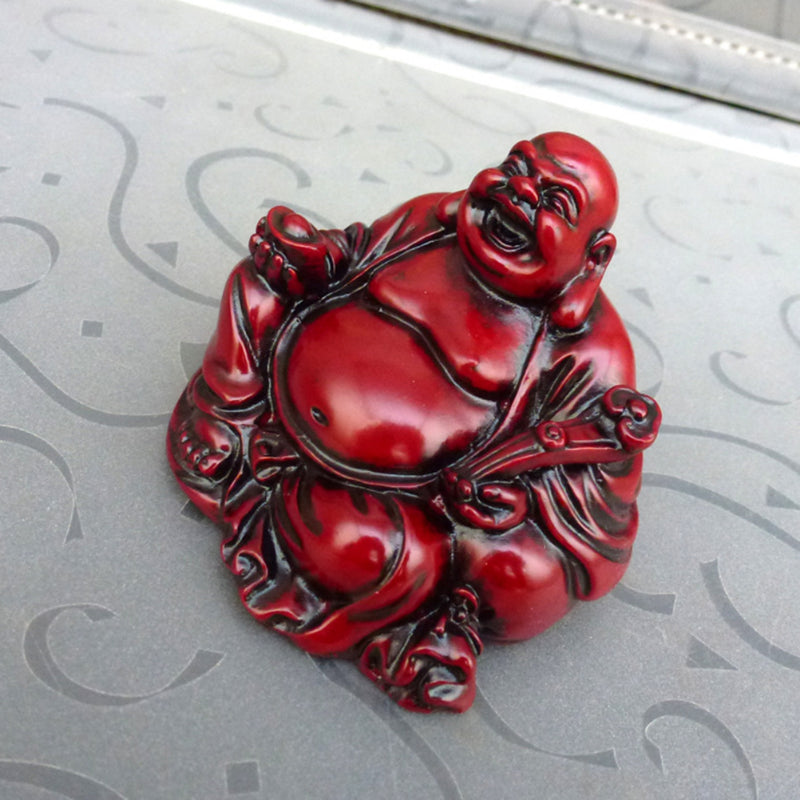 Resin Smile Buddha Decoration Feng Shui Buddha Sculpture Decoration Technology of Maitreya Buddha Desktop Decoration Sculpture