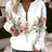 Women's Hoodies Women Fashion Floral Hoodies Flower Painting Sweatshirt Zip Up Hoodie Oversized Sudaderas Harajuku Coats Elegant - Lootquake