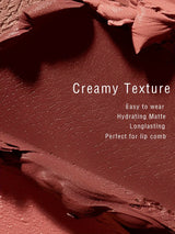Coffee Velvet Lipstick - Luxurious Deep Nourishing Matte Finish Long-Lasting Waterproof Lip Color