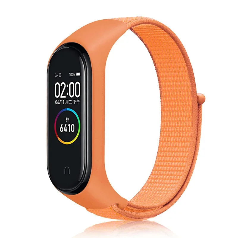 Correa de nailon para Xiaomi Mi Band 7-7 NFC, repuesto de pulsera deportiva para Mi Band 7, 6, 5, 3 y 4