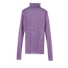 Camisa neón para mujer, de manga larga, con cuello alto, transparente, de malla amarilla dorada, sexy, para fiesta, club, ropa de calle, camisetas de hip hop