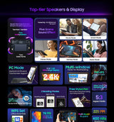 Tablette PC Blackview Active 8 Pro 16 Go 256 Go Batterie 22 000 mAh Android 13 Écran 2,4 K 10,36 pouces Caméra 16 Mpx + 48 Mpx Tablette robuste