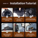 Auriculares inalámbricos Bluetooth 5.3 para casco, manos libres, para motocicleta, impermeables, reproductor de música MP3 y altavoz