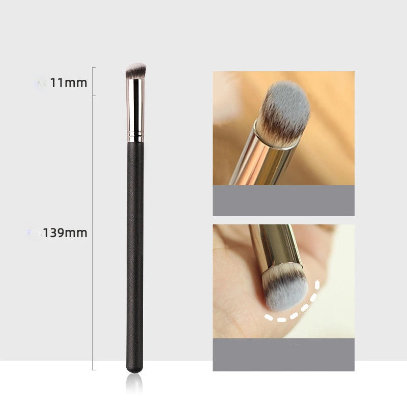 Brochas de maquillaje para base, corrector y ojeras, en ángulo, sin costuras, sintéticas, para cremas líquidas, cosméticas, herramientas de maquillaje facial