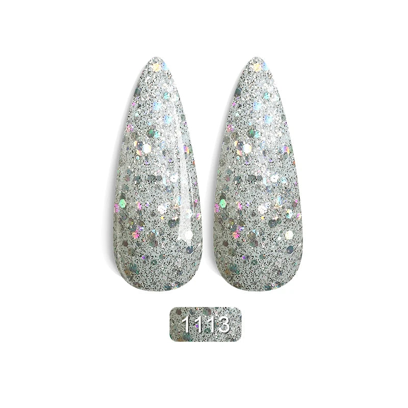 Rainbow Ghini Ultra Shiny Glitter Gel Nail Polish Semi-permanent Gellack UV Varnish Gold Silver Metal Gel Nail Art Wholesale Top