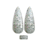 Rainbow Ghini Ultra Shiny Glitter Gel Nail Polish Semi-permanent Gellack UV Varnish Gold Silver Metal Gel Nail Art Wholesale Top