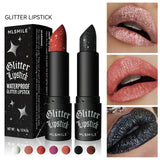 Diamond Pearlescent Lipstick Waterproof Long Lasting Non-stick Cup Matte Velvet Shiny Lipsticks Red Sexy Lips Makeup Cosmetics