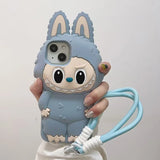 3D Cartoon Kawaii LaBuBu Monster Soft Silicone Phone Case