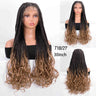 Bohemian Box Braids Full Lace Wig | Knotless | Twist Braids | Synthetic Lace Front