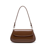100% Genuine Leather Women's Shoulder Bag | Korean Style Ladies Luxury Cow Leather Crossbody & Armpit Handbag for Street Shopping