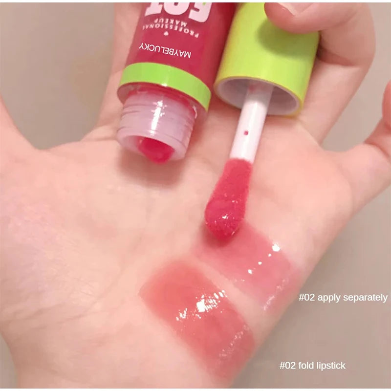 8 Colors Lip Gloss Plumping Lip Glaze Lip Balm Crystal Jelly Moisturizing Lip Oil Long Lasting Lipstick Transparent Lip Care