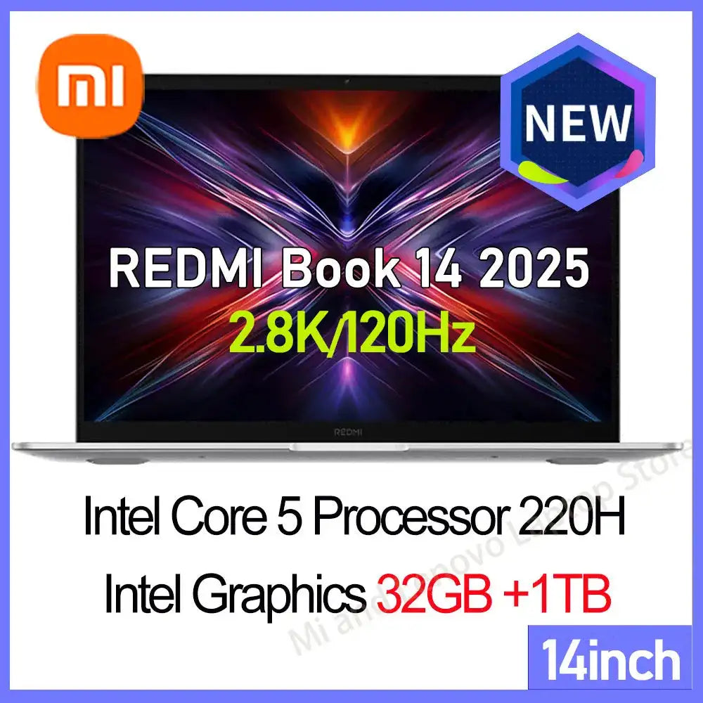 Xiaomi Redmi Book 16 2025 C5-220H Pantalla 2.5K 120Hz / Redmi Book 14 2025 C5-220H Pantalla 2.8K 120Hz