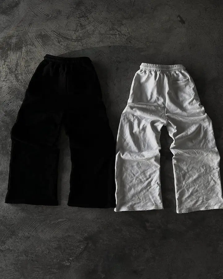 Y2K New Streetwear Sweatpants Men Women Joggers Harajuku Hip Hop Letter Graphic Embroidery Oversized Pants Goth Casual Trousers - Lootquake