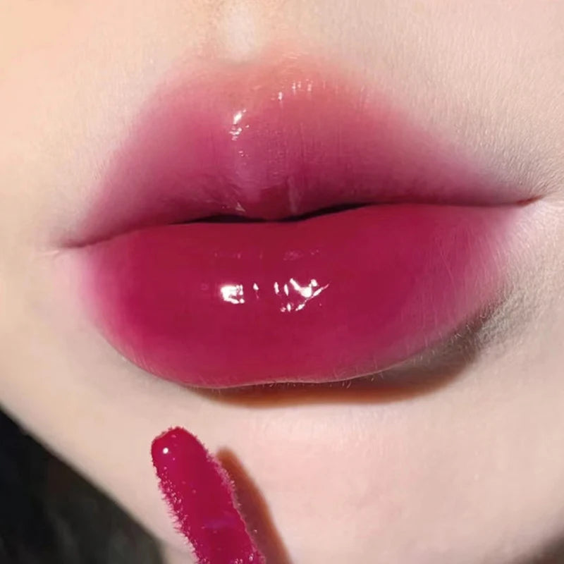 Laque à lèvres légère effet verre HERORANGE - Brillance miroir, formule hydratante ; anti-bavures, longue tenue et éclaircissante pour la peau