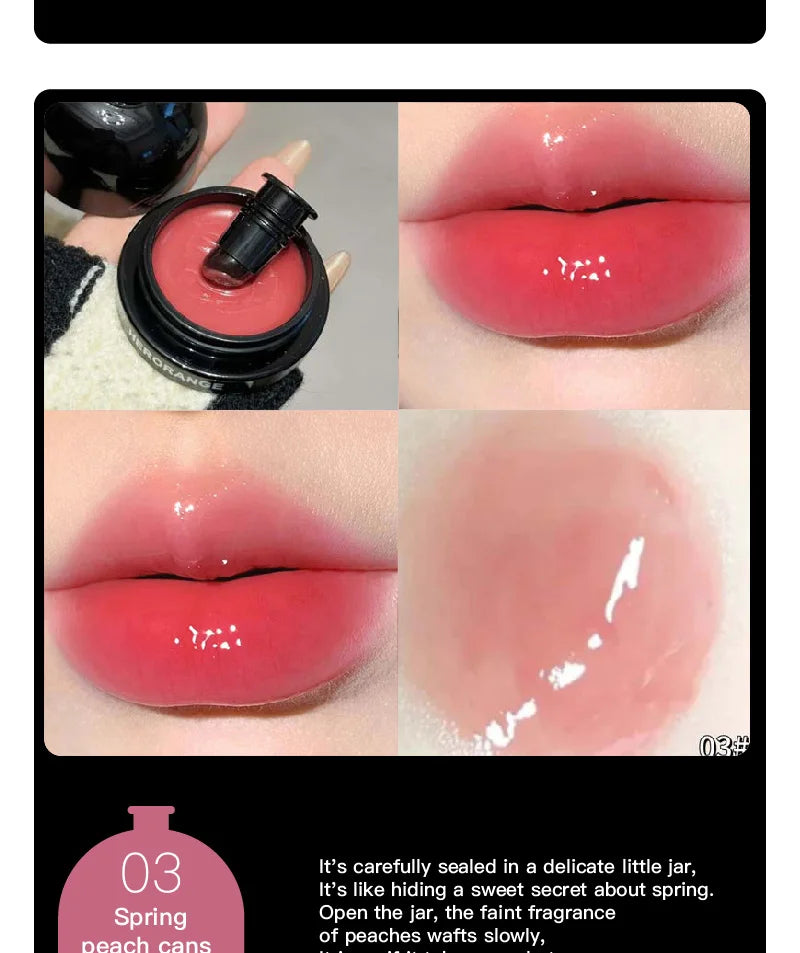 Lip Essence Mouth Red Lip Glaze Mirror Gloss Nude Lip Gloss Moisturizing Lipstick For Women Waterproof And Long-lasting Lipstick