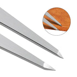 Adjustable Leather Compass Lockable Carbon Steel Divider Wing Creaser DIY Leathercraft Rotating Line Scribing Gauge Caliper Tool - Lootquake