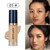 BEAUTY GLAZED 6 Color Liquid Foundation,Full Coverage, Long-Lasting, Waterproof, Natural Effect,Hydrating