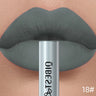 QIBEST Rouge à lèvres liquide mat Waterproof longue tenue Velours Gloss à lèvres Tube de teinte Pigment Nude mat Rouge à lèvres Maquillage des lèvres
