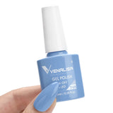 Venalisa Nail Gel Polish 7.5ml #758 Funny Bunny Milky White VIP3 Collection Long Wear Diamond Top Coat Soak Off UV LED Gel Nail