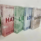 1 Libro Serie Twisted Por Ana Huang Libros Amor / Juegos / Odio / Mentiras Libro de bolsillo en inglés