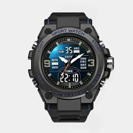 [Men's Digital Chronograph Watch] Multi-sport Chronograph Watch Men's Digital Quartz Watch With Alarm Luminous Date The Ideal Gi - Lootquake