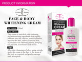 Crema blanqueadora de colágeno para rostro y cuerpo, hidratante para piel, aclarante de senos y piel clara.