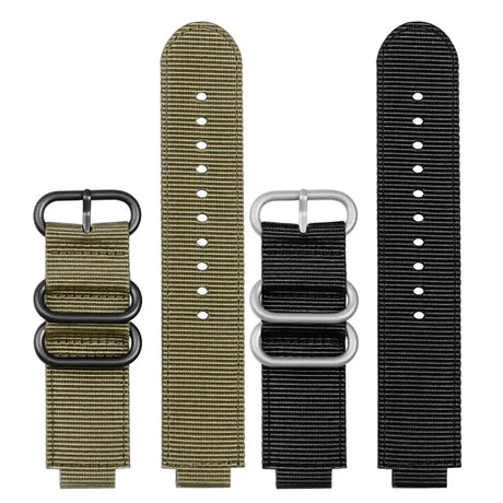 For TIMEX Tide Canvas Convex Strap Male Compass Bracelet T2N721 T2N720 TW2T76500 TW2T76300 Nylon Watchband 24*16MM Wristband - Lootquake
