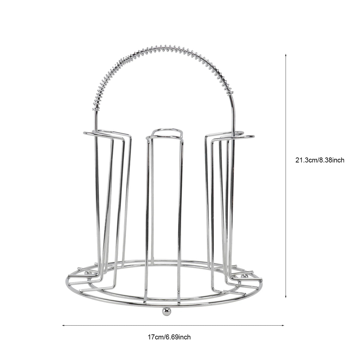 Stainless Steel Glass Cup Rack Drying Shelf Mug Holder Stand Tumbler ganizer Kitchen Supplies Bathroom Fixture
