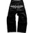 Y2K Pocket Fashion Embroidery Street Harajuku Gothic Retro High Waisted Loose Casual Jeans American Hip-hop Wide Leg Pants - Lootquake