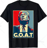 Trump 2024 I'Ll Be Back Elect Donald Trump 2024 Election Pure Cotton T-Shirt Vintage T Shirt Womens Tees Ropa Hombre Unisex - Lootquake