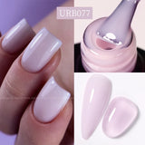 UR SUGAR Blue Color Rubber Base Gel Nail Polish Gold Glitter Base Gel Top Coat Soak Off UV LED Gel Nail Art Varnish Manicure